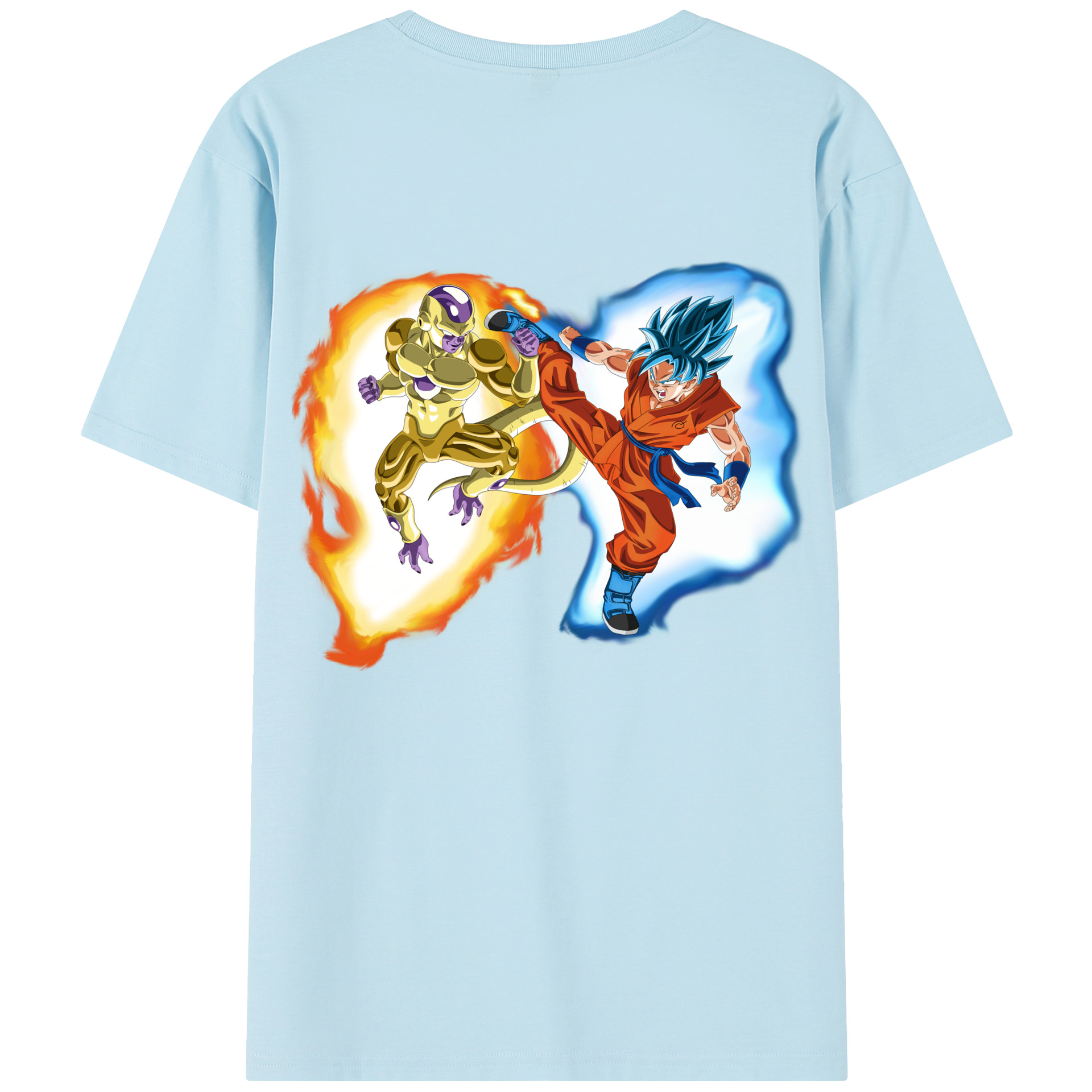 （画像用） ドラゴンボール フリーザ DRAGON BALL Frieza 綿100％半袖Tシャツ（背面プリント）